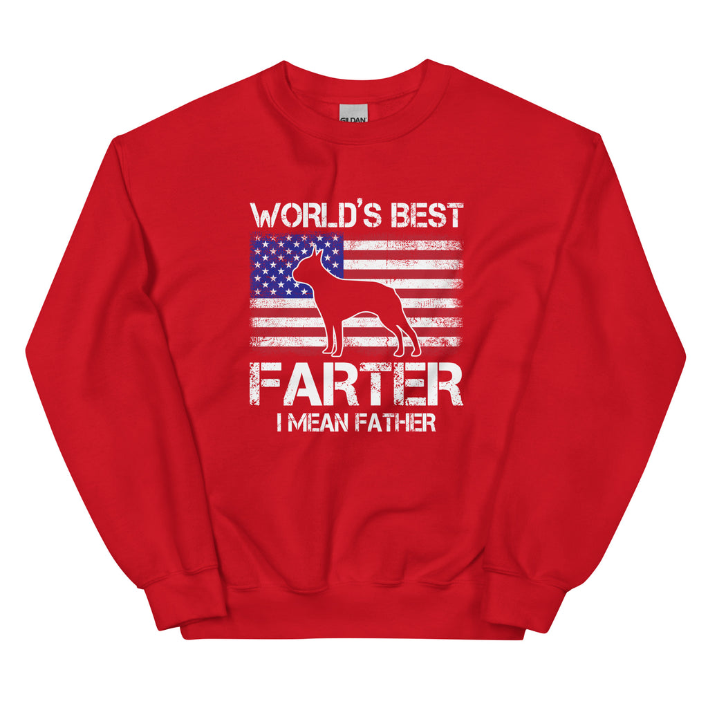 World's Best Farter I Mean Father Unisex Sweatshirt