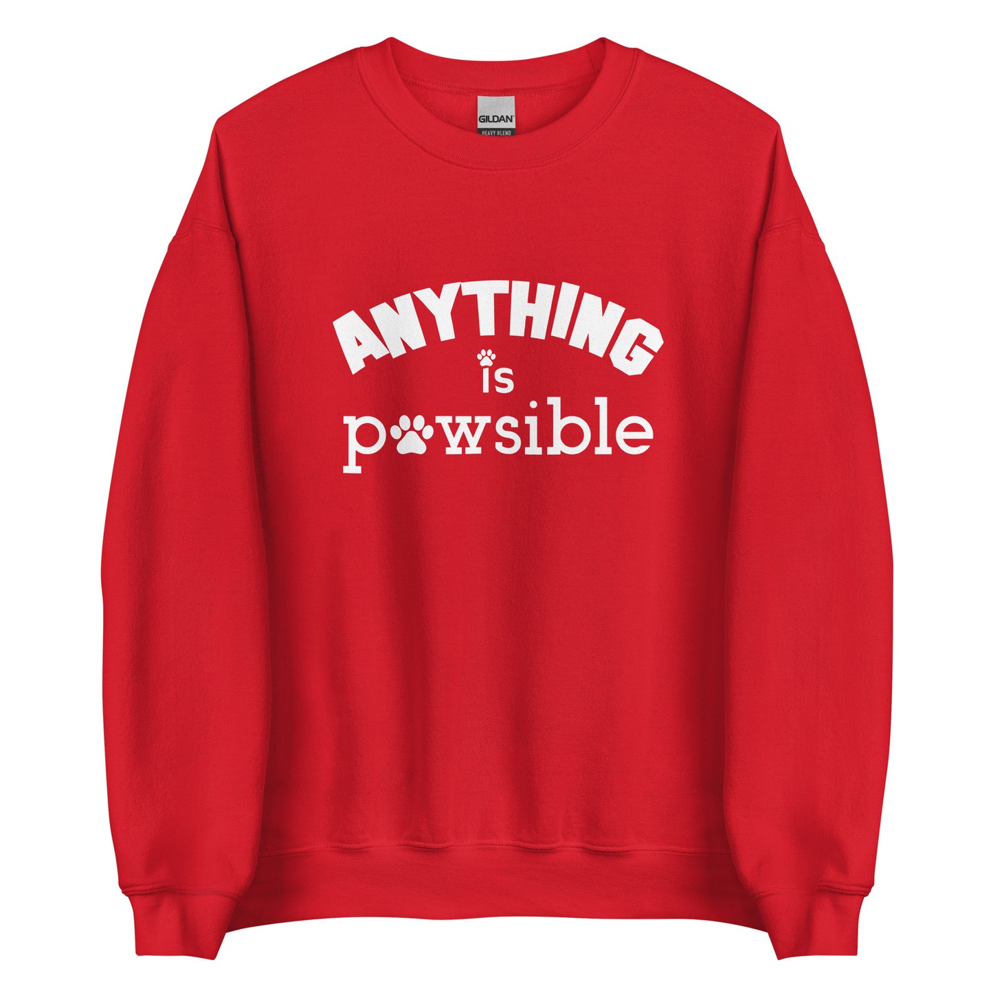 Anything Is Pawsible Unisex Sweatshirt