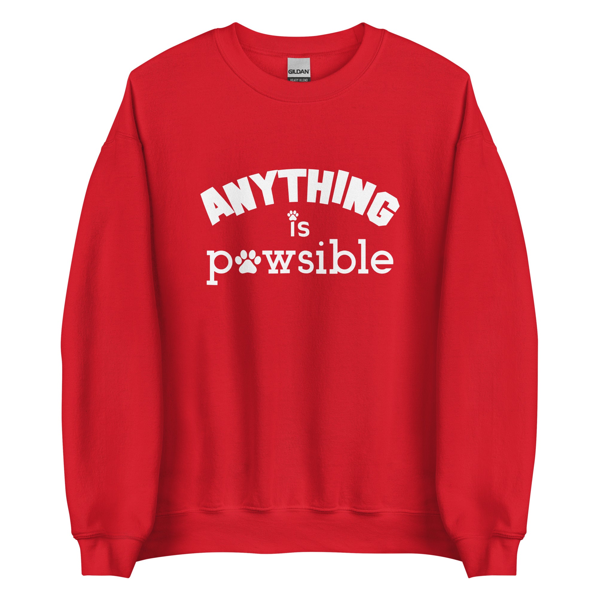 Anything Is Pawsible Unisex Sweatshirt