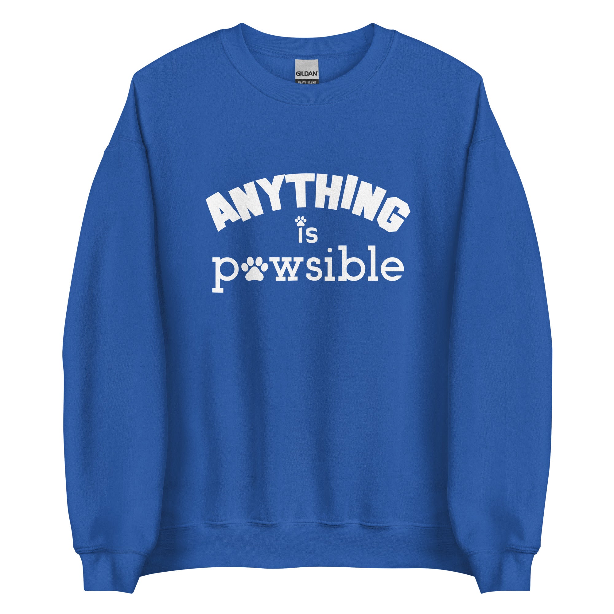 Anything Is Pawsible Unisex Sweatshirt