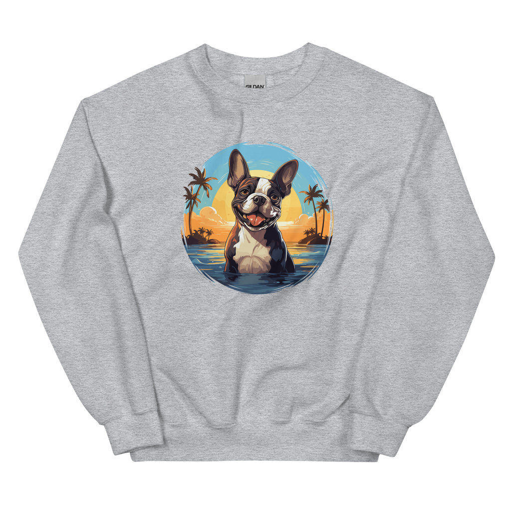Hawaii Vibe Boston Terrier Sweatshirt