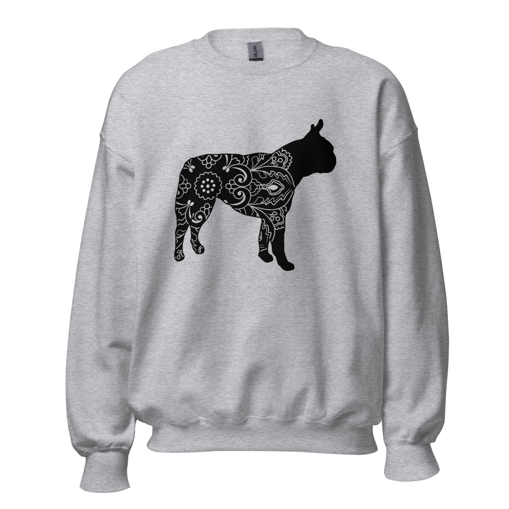 Mandala Boston Terrier Unisex Sweatshirt