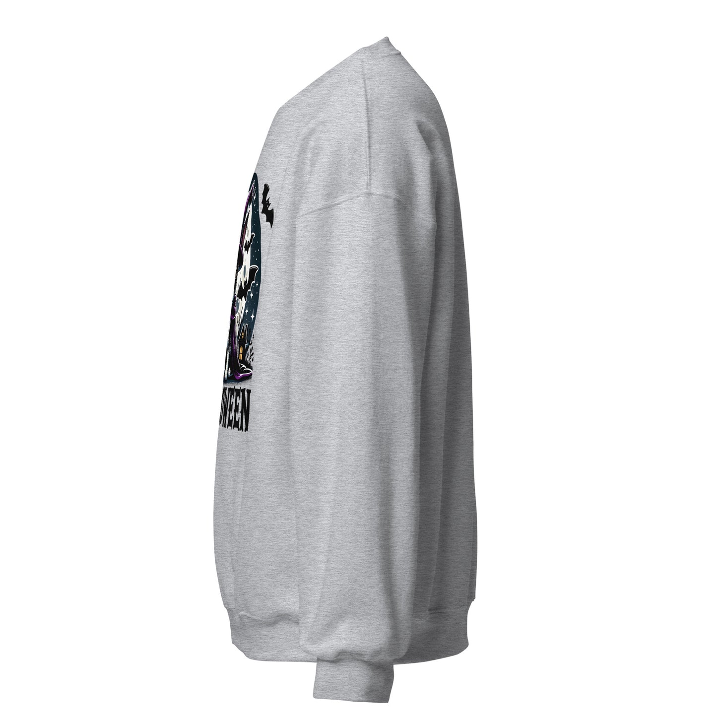 Halloween Witch Boston Terrier Unisex Sweatshirt