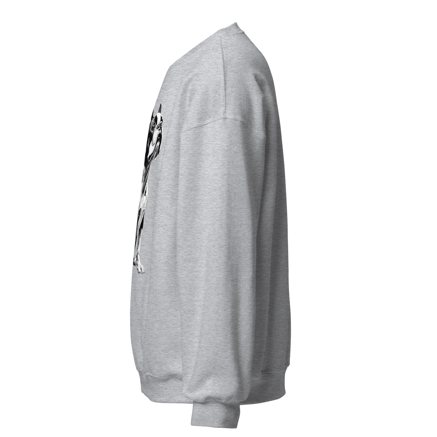 Boston Terrier Line Art Unisex Sweatshirt