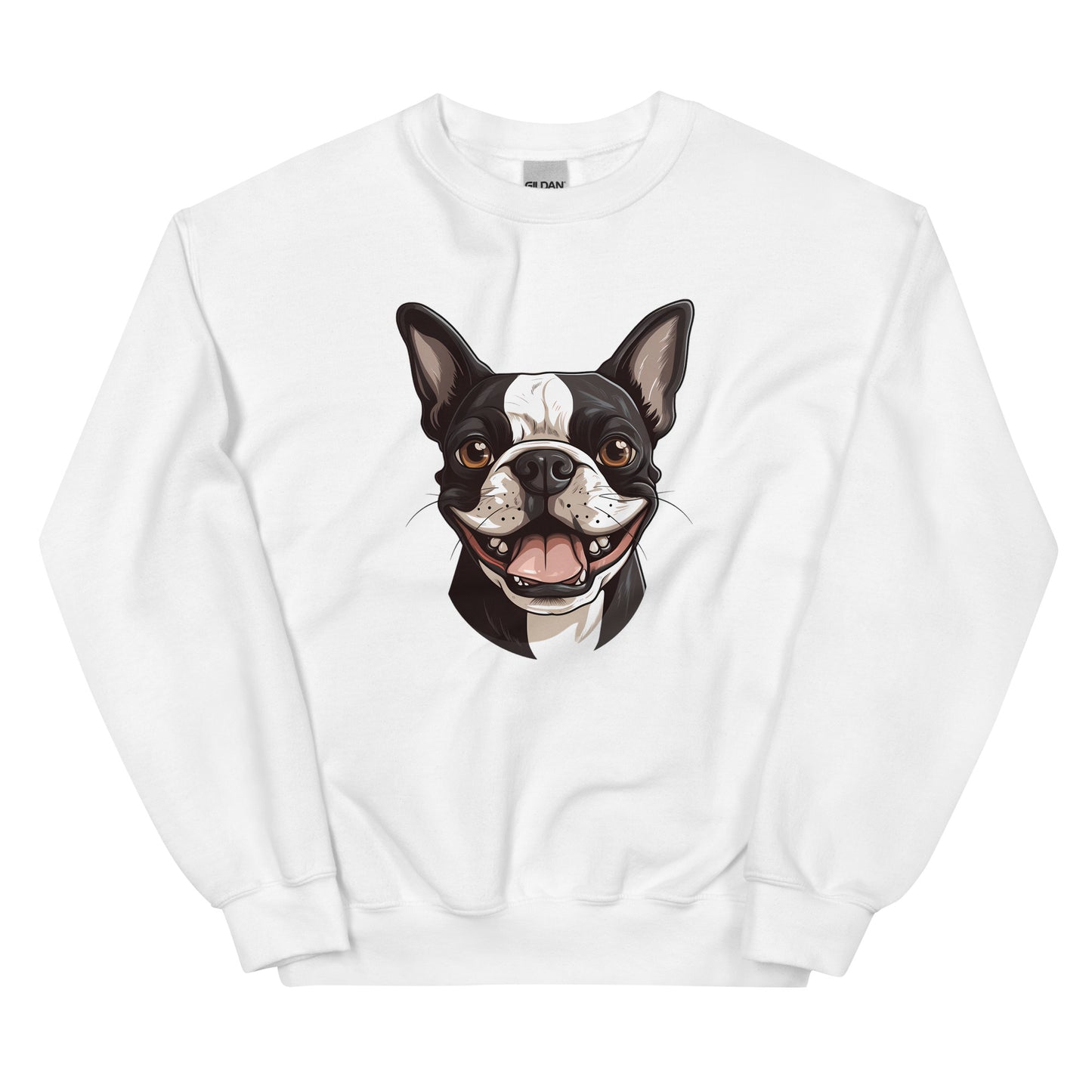 Smiling Boston Terrier Sweatshirt