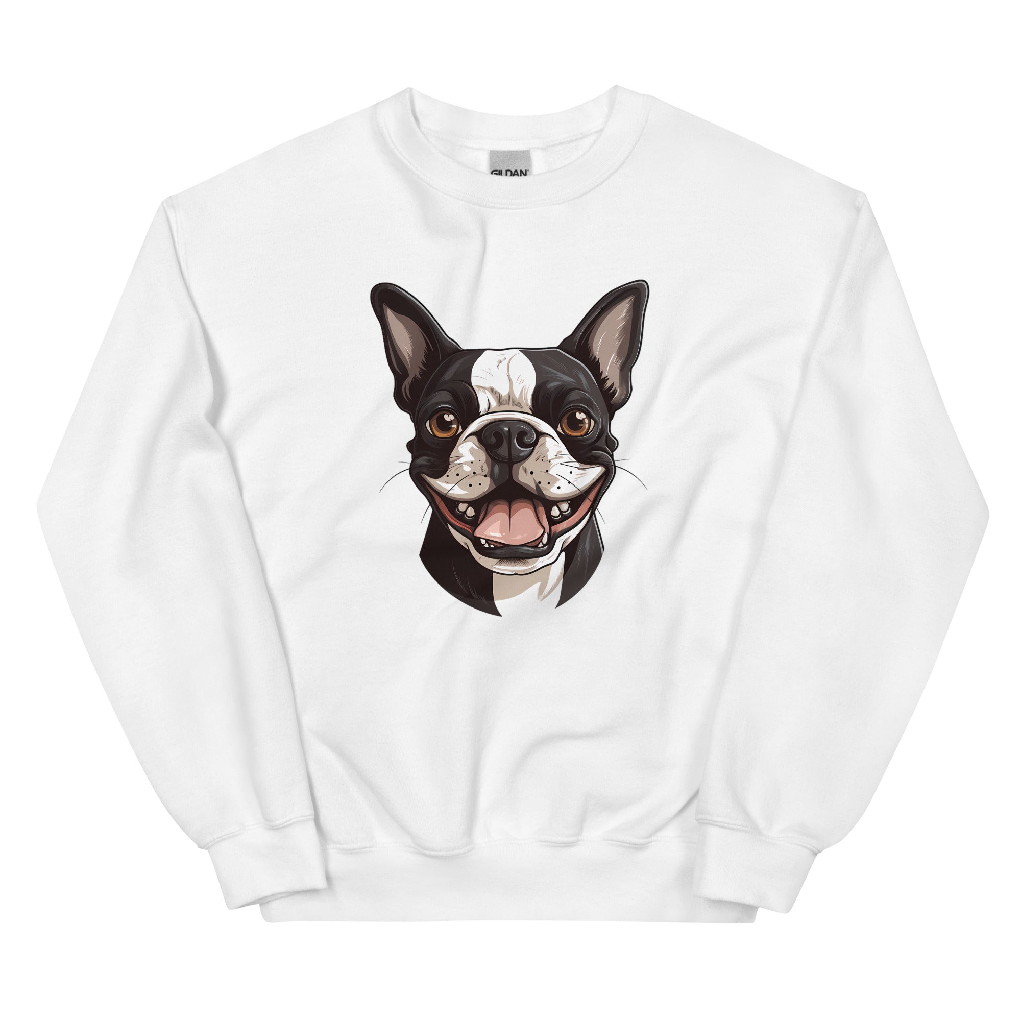 Smiling Boston Terrier Sweatshirt