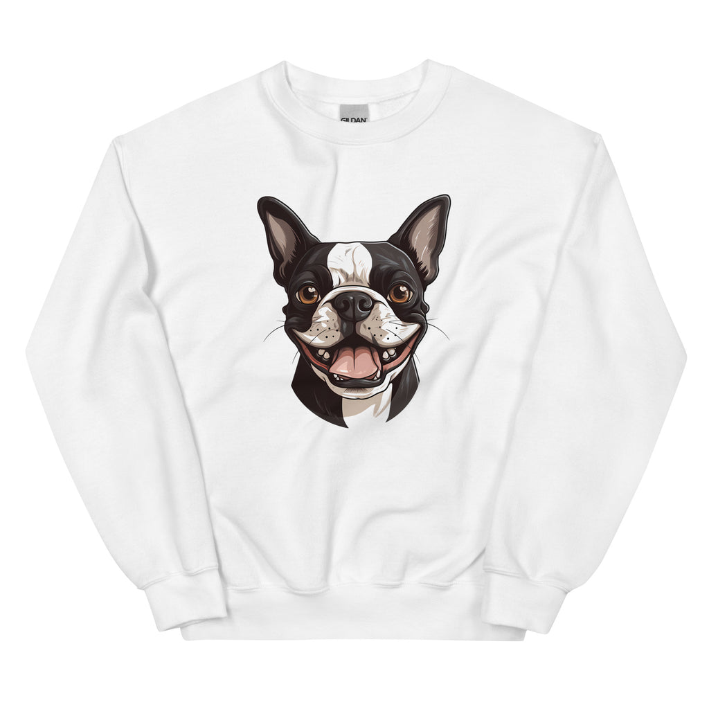 Smiling Boston Terrier Sweatshirt