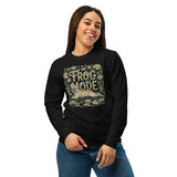 Frog Mode French Bulldog Garment-dyed Heavyweight Long-sleeve Shirt .