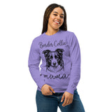 Border Collie Mama Mode Garment-dyed Heavyweight Long-sleeve Shirt .