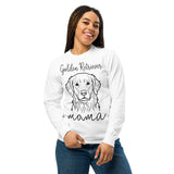 Golden Retriever Mama Mode Garment-dyed Heavyweight Long-sleeve Shirt .