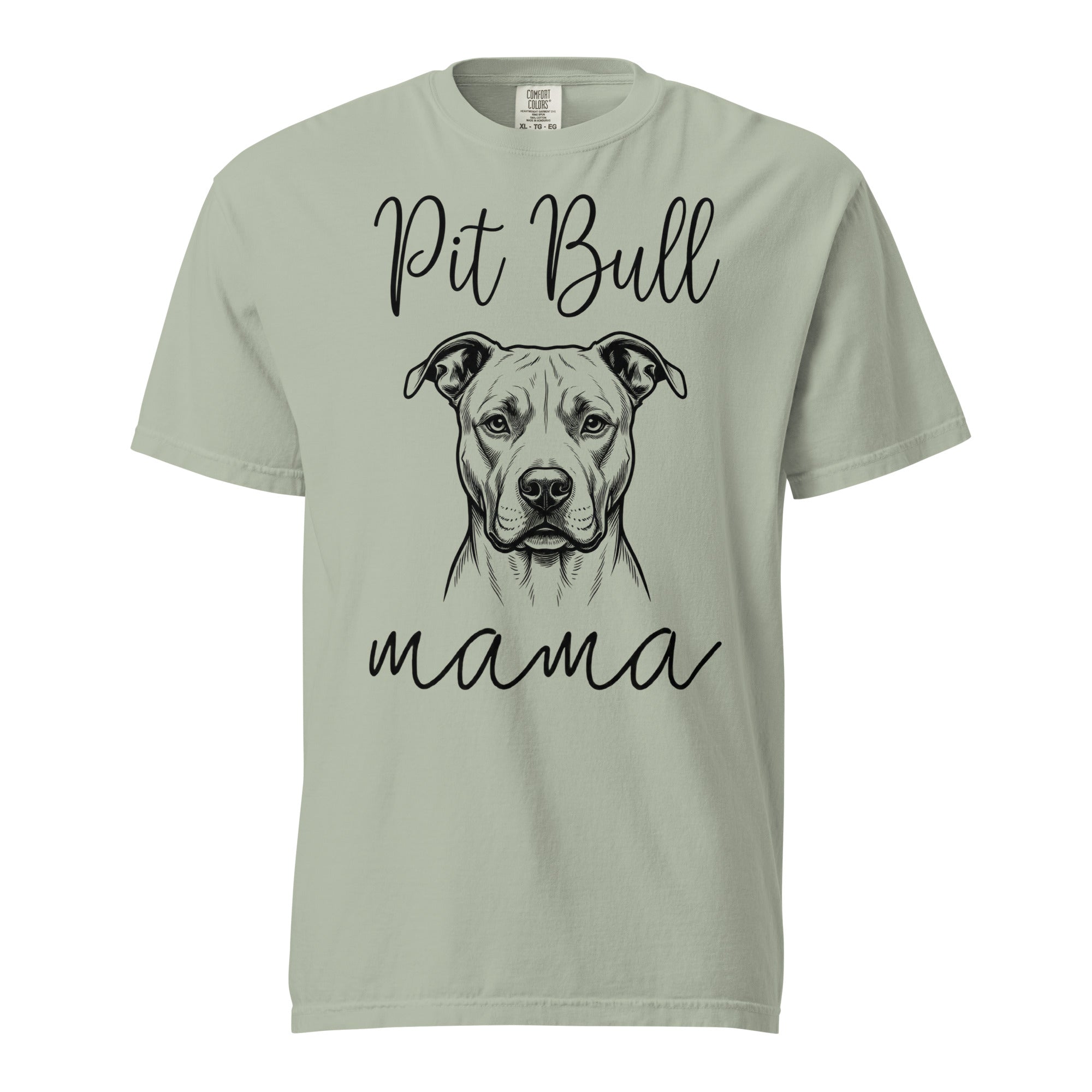 Pit Bull Mama Mode Garment-dyed Heavyweight T-Shirt . Bay