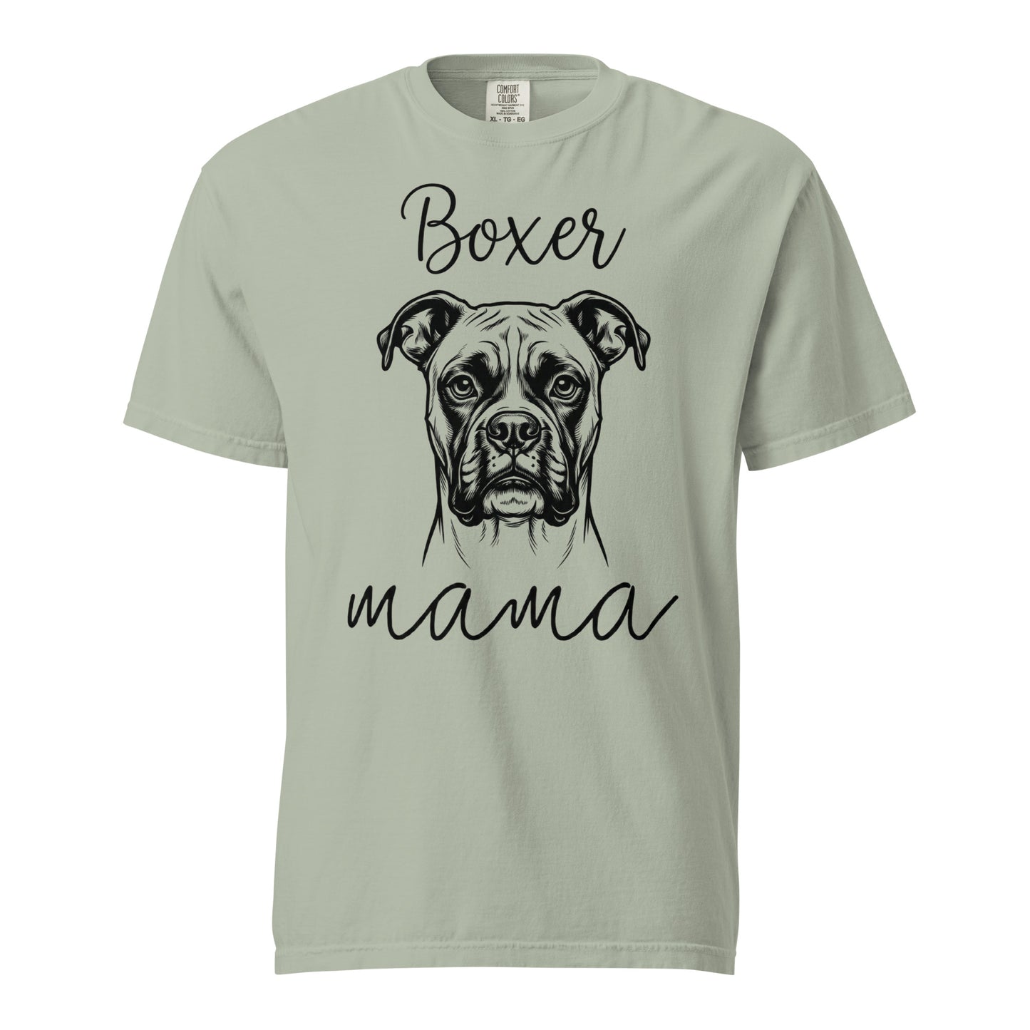 Boxer Mama Mode Garment-dyed Heavyweight T-Shirt . Bay