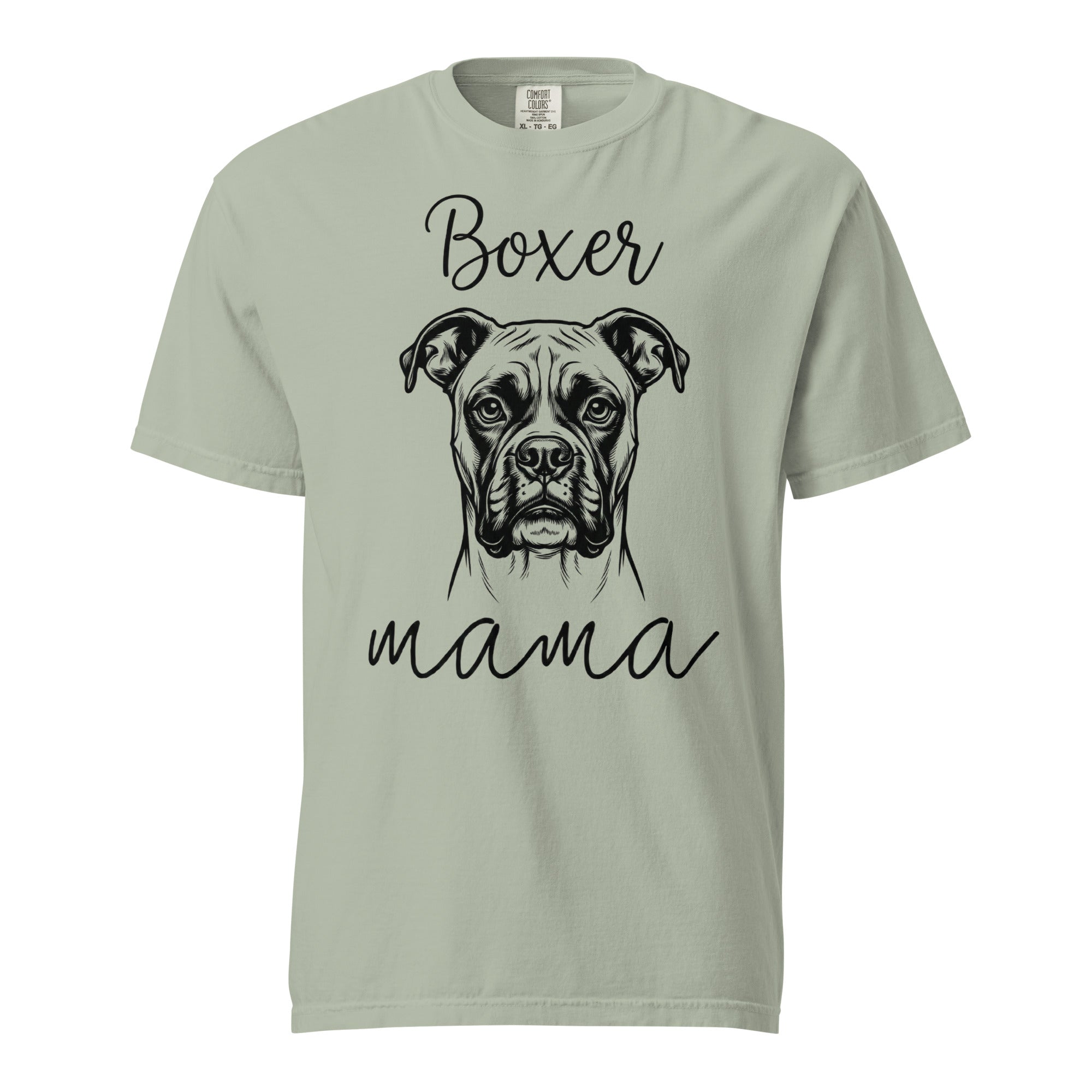 Boxer Mama Mode Garment-dyed Heavyweight T-Shirt . Bay