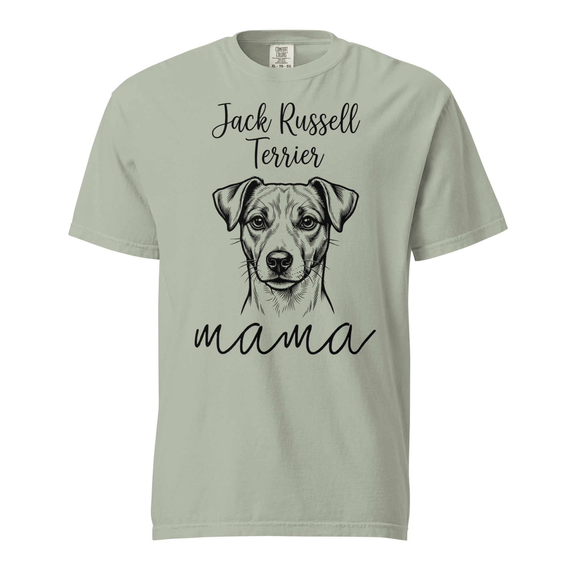 Jack Russell Terrier Mama Mode Garment-dyed Heavyweight T-Shirt . Bay