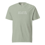 Just a Girl Who Loves Her Corgi Garment-dyed Heavyweight T-Shirt . Bay