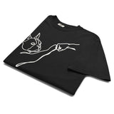 Dog Fist Bump Unisex Garment-Dyed Heavyweight T-Shirt .