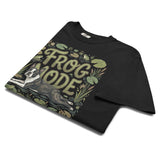 Frog Mode Boston Terrier Dog Frog Legs Unisex Garment-Dyed Heavyweight T-Shirt .