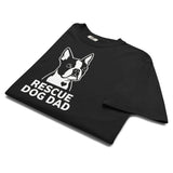 Rescue Dog Dad Garment-Dyed Heavyweight T-Shirt .