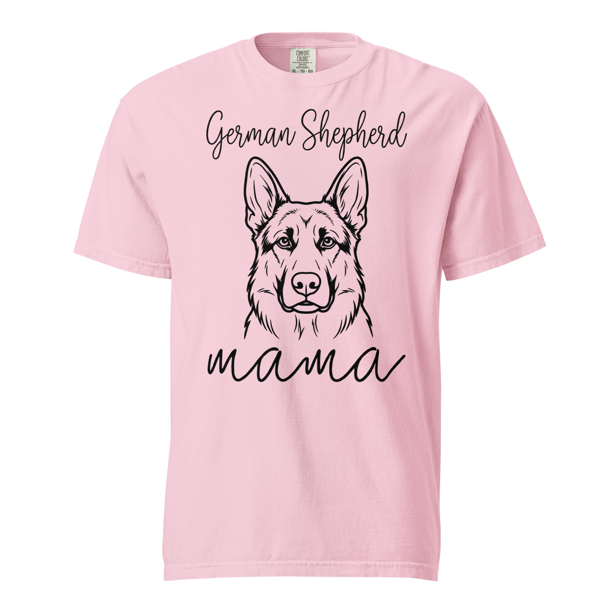 German Shepherd Mama Mode Garment-dyed Heavyweight T-Shirt . Blossom
