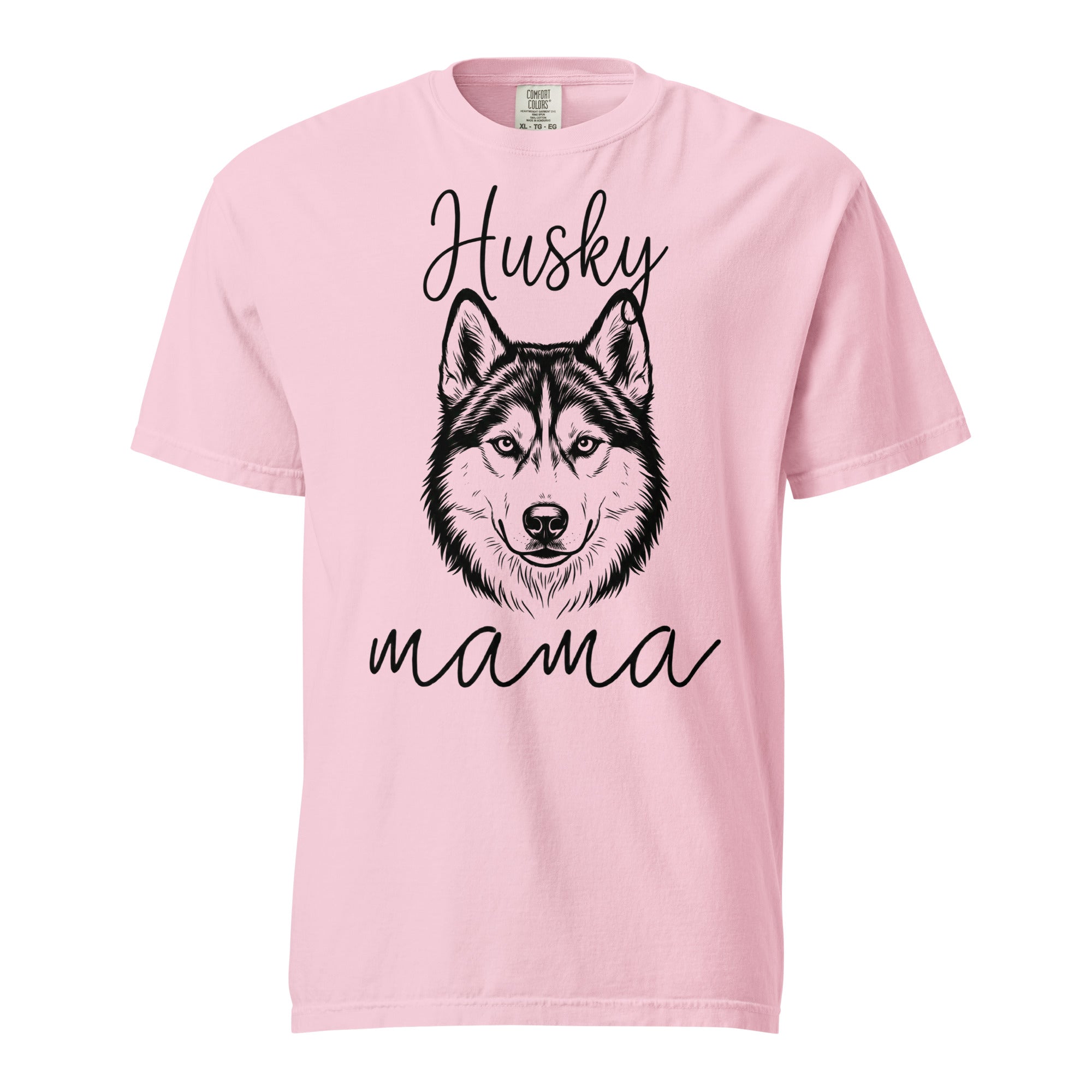 Husky Mama Mode Garment-dyed Heavyweight T-Shirt . Blossom