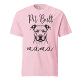 Pit Bull Mama Mode Garment-dyed Heavyweight T-Shirt . Blossom