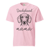 Dachshund Mama Mode Garment-dyed Heavyweight T-Shirt . Blossom