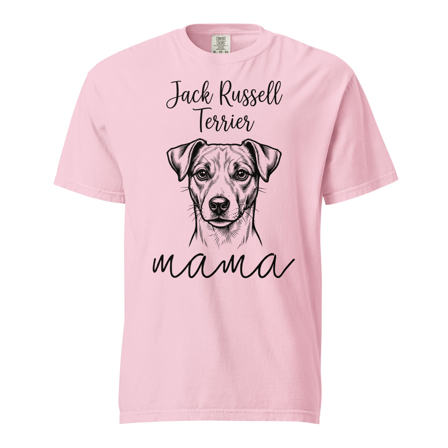 Jack Russell Terrier Mama Mode Garment-dyed Heavyweight T-Shirt . Blossom