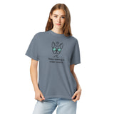 Relax, Nothing Is Under Control Boston Terrier Dog Unisex Garment-dyed Heavyweight T-Shirt .