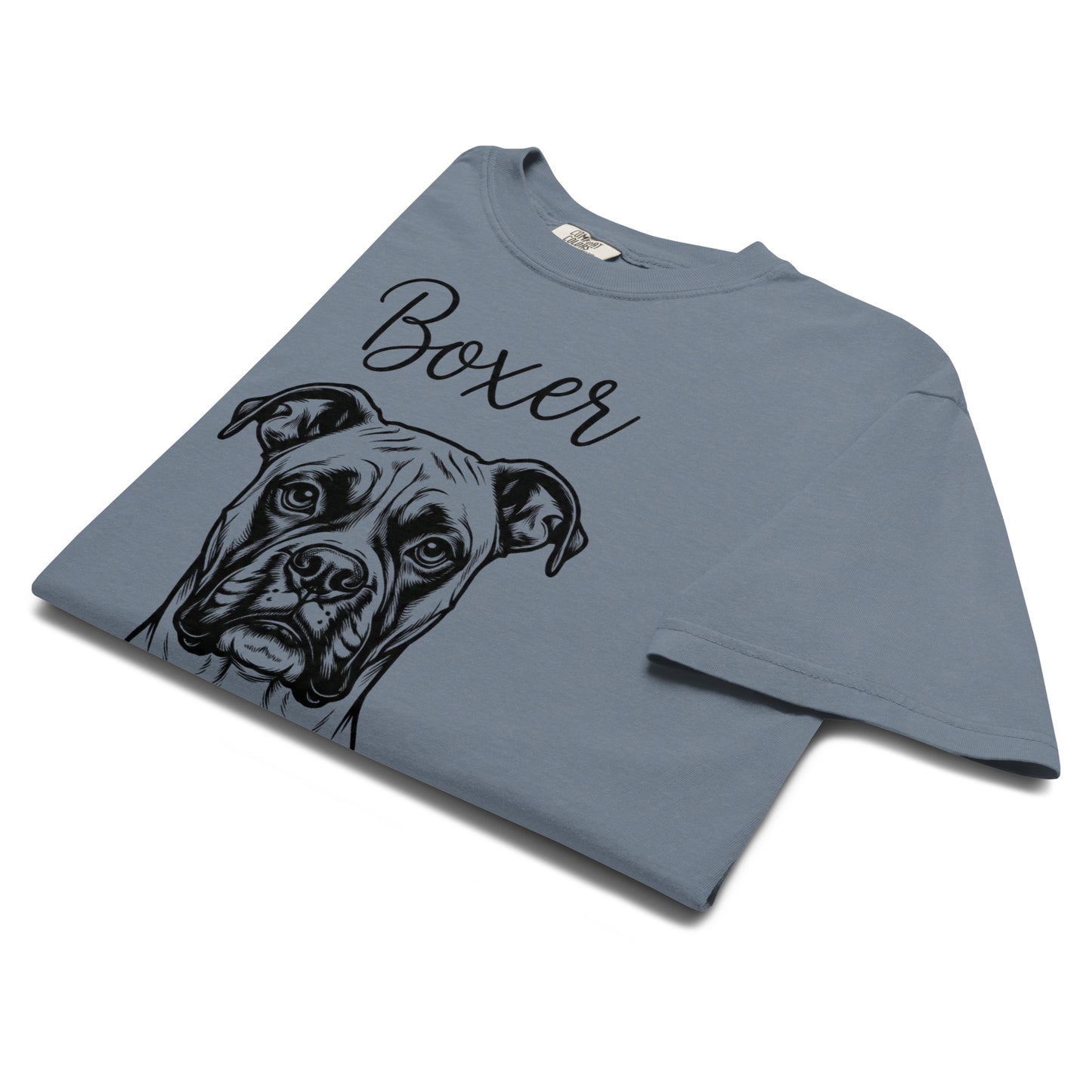 Boxer Mama Mode Garment-dyed Heavyweight T-Shirt .