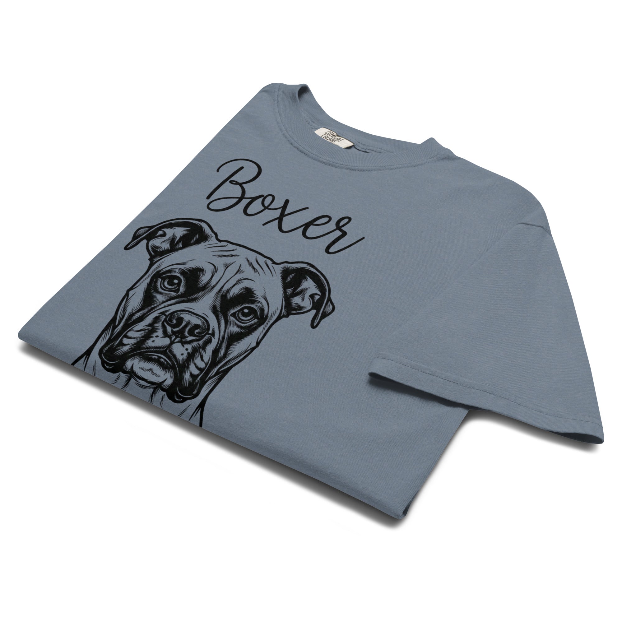 Boxer Mama Mode Garment-dyed Heavyweight T-Shirt .