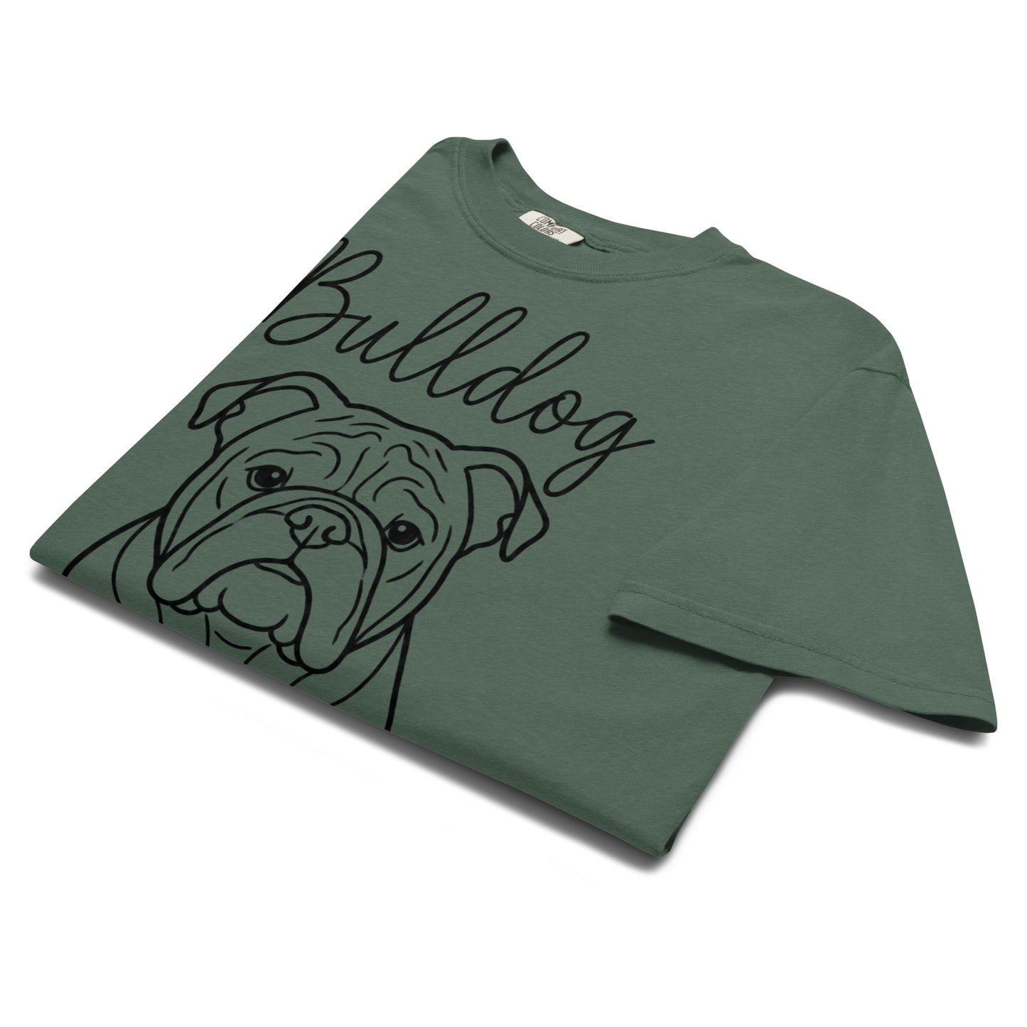 English Bulldog Mama Mode Garment-dyed Heavyweight T-Shirt .