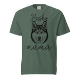 Husky Mama Mode Garment-dyed Heavyweight T-Shirt . Blue Spruce