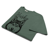 Husky Mama Mode Garment-dyed Heavyweight T-Shirt .