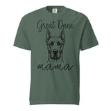 Great Dane Mama Mode Garment-dyed Heavyweight T-Shirt . Blue Spruce