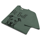 Pit Bull Mama Mode Garment-dyed Heavyweight T-Shirt .