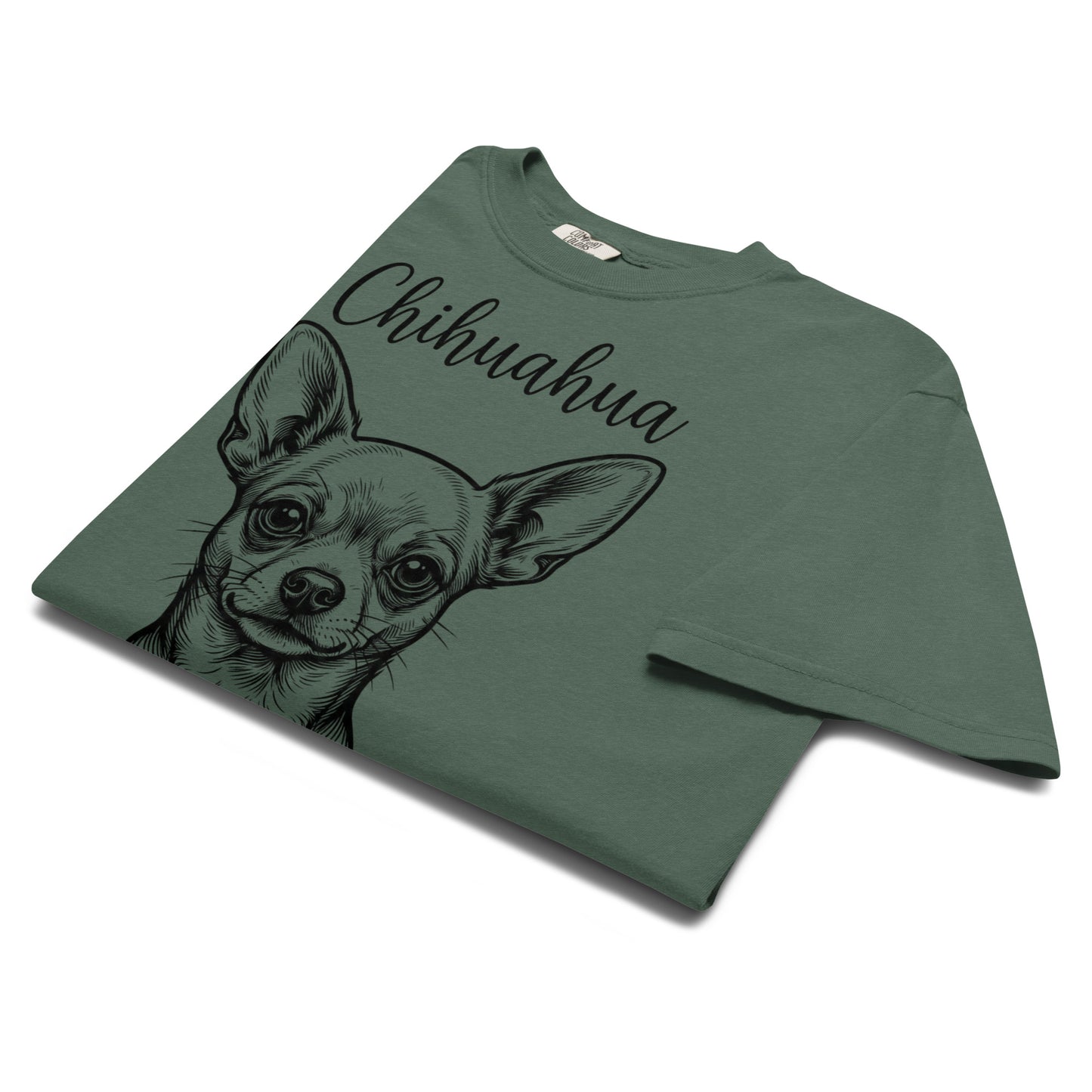 Chihuahua Mama Mode Garment-dyed Heavyweight T-Shirt .