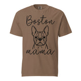 Boston Mama Mode Garment-Dyed Heavyweight T-Shirt . Espresso