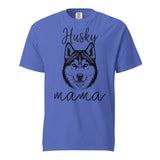 Husky Mama Mode Garment-dyed Heavyweight T-Shirt . Flo Blue