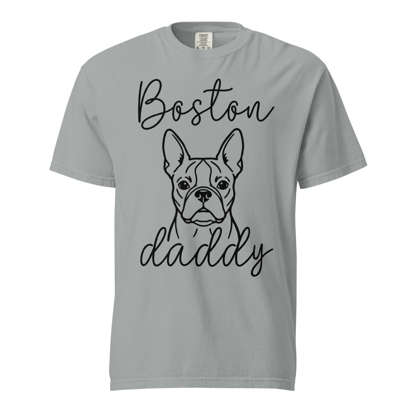 Boston Daddy Mode Garment-Dyed Heavyweight T-Shirt . Granite