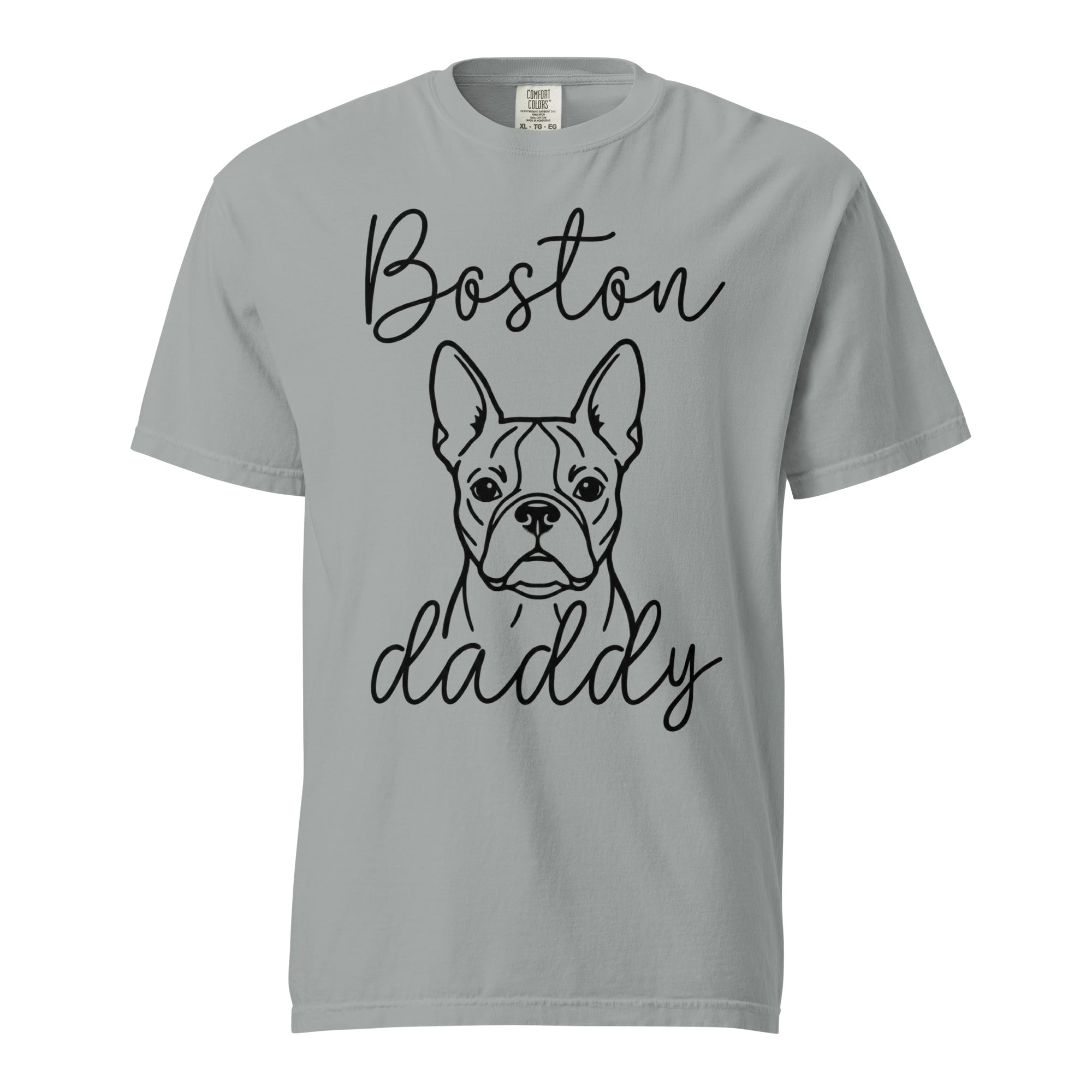 Boston Daddy Mode Garment-Dyed Heavyweight T-Shirt . Granite