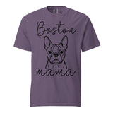 Boston Mama Mode Garment-Dyed Heavyweight T-Shirt . Grape