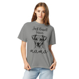 Jack Russell Terrier Mama Mode Garment-dyed Heavyweight T-Shirt .