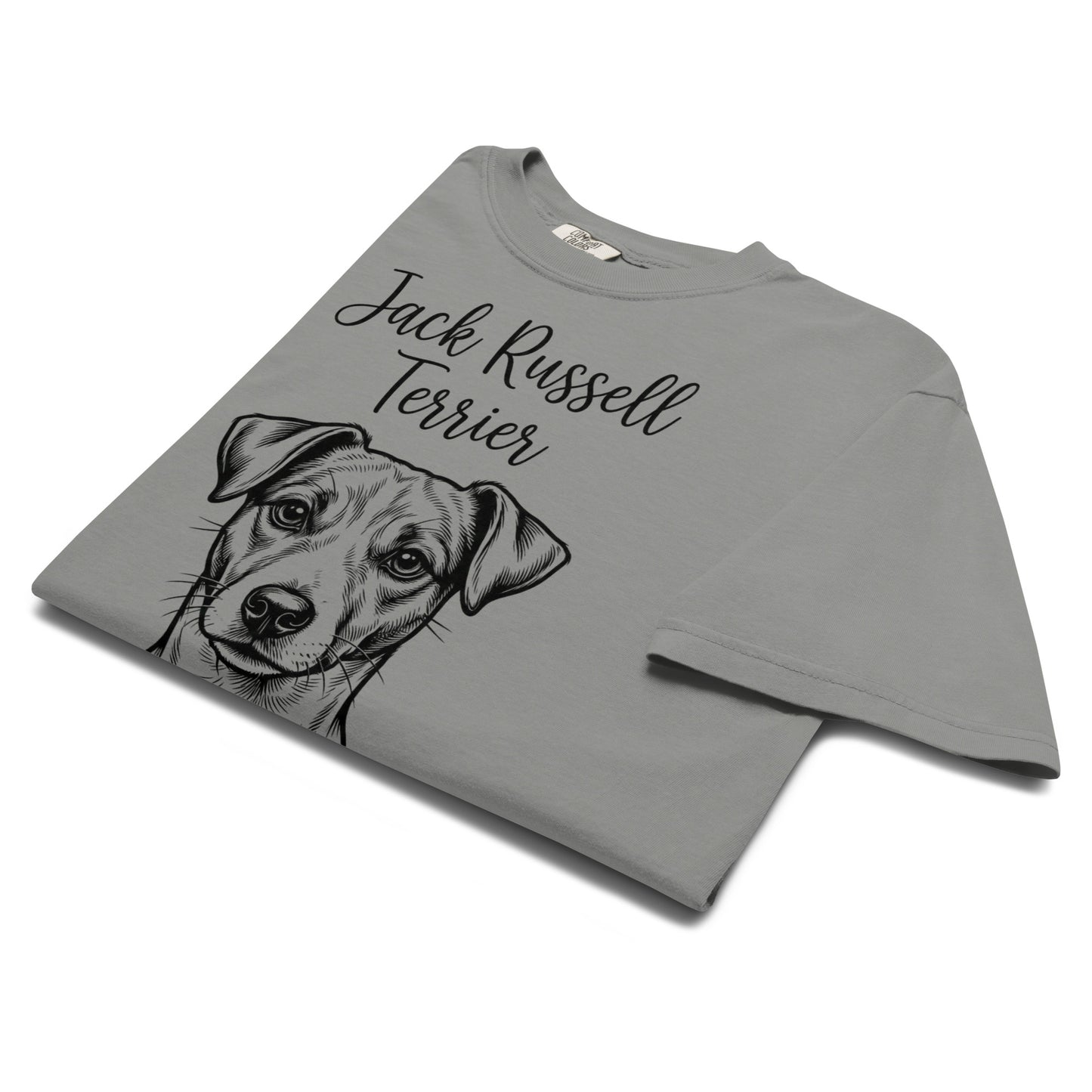 Jack Russell Terrier Mama Mode Garment-dyed Heavyweight T-Shirt .