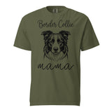 Border Collie Mama Mode Garment-dyed Heavyweight T-Shirt . Hemp