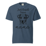Jack Russell Terrier Mama Mode Garment-dyed Heavyweight T-Shirt . Midnight