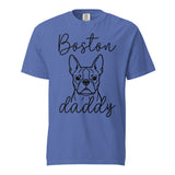Boston Daddy Mode Garment-Dyed Heavyweight T-Shirt . Mystic Blue