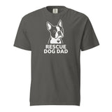 Rescue Dog Dad Garment-Dyed Heavyweight T-Shirt . Pepper
