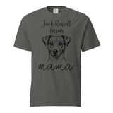 Jack Russell Terrier Mama Mode Garment-dyed Heavyweight T-Shirt . Pepper