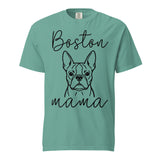 Boston Mama Mode Garment-Dyed Heavyweight T-Shirt . Seafoam
