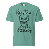 Boston Daddy Mode Garment-Dyed Heavyweight T-Shirt . Seafoam